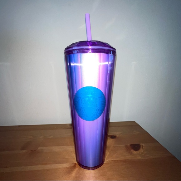 NWT Starbucks Summer 2022 Wisteria Kaleidoscope Dome Cold Cup/ Venti Tumbler ✨ - Picture 2 of 6